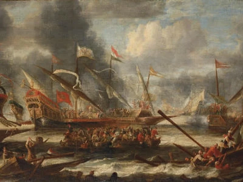 1615-Catharina Peeters - Battaglia navale